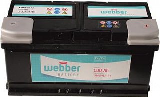 Akumulator WEBBER 12V 100Ah 800A, wa1000