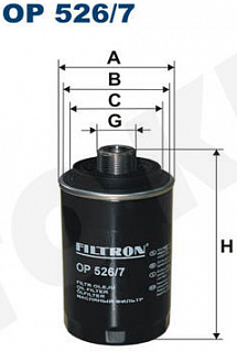 Olejový filter FILTRON OP526/7