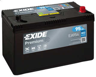 Akumulátor Exide Premium 12V 95Ah 800A JAP P+ EA954