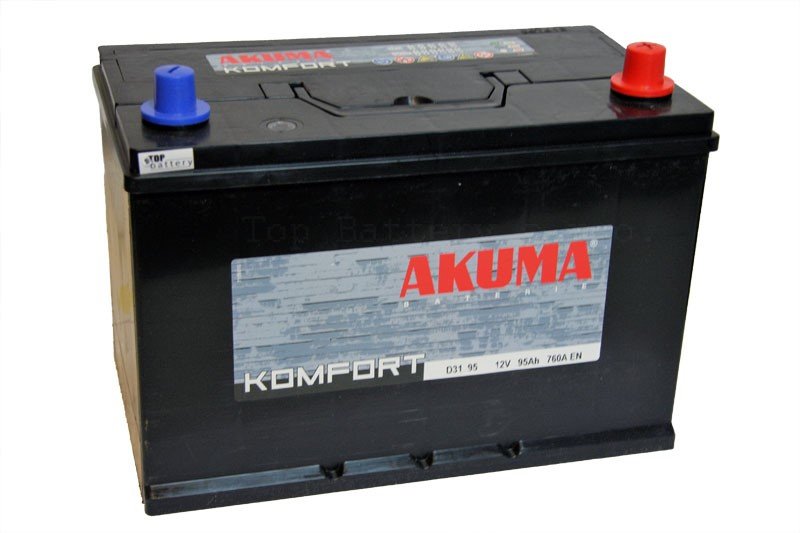 Autobatéria AKUMA Komfort 12V 95Ah 760A D31 95