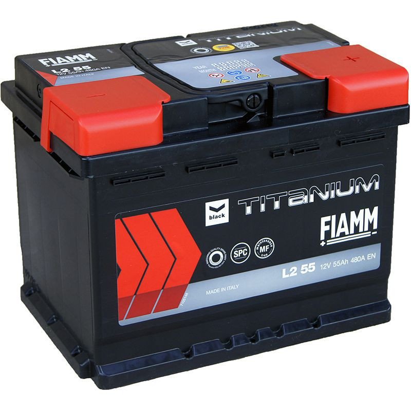 Fiamm Black Titanium 12V 55Ah 480A L2 55