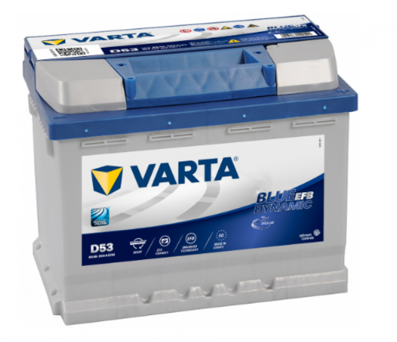 Akumulator Varta Blue Dynamic EFB 12V 60Ah 560A 560 500 056