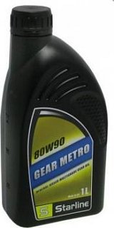 Prevodový olej GEAR METRO 80W/90 - 1 liter NA M-1