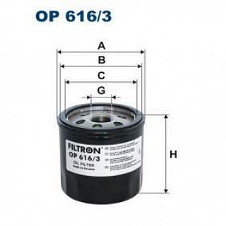 FILTRON Olejový filter OP616/3
