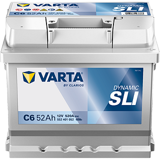 Varta Silver Dynamic 12V 52Ah 520A 552 401 052