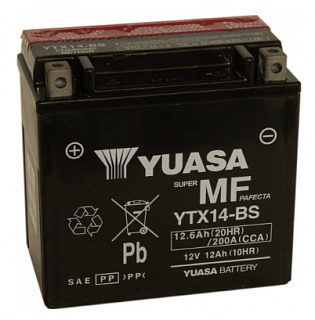 Akumulátor Yuasa YTX14-BS 12V 12Ah 200A