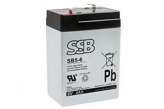 Akumulator SSB SB5.0-6 6V 5Ah