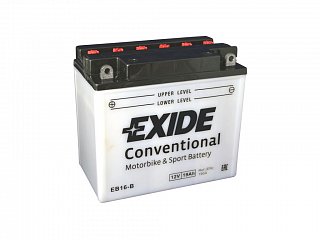 Akumulator EXIDE YB16-B 12V 19Ah 190A L+