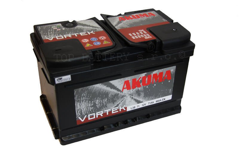 Autobatéria AKUMA Vortek 12V 71Ah 680A L3B 71