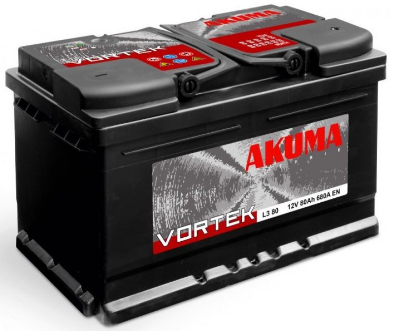 Autobatéria AKUMA Vortek 12V 80Ah 680A L3 80