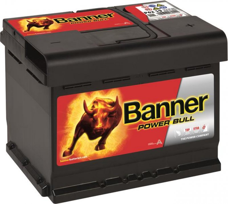 BANNER POWER BULL 12V 62Ah 550A P6219