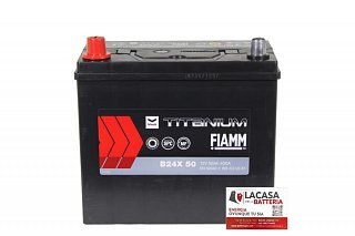 Fiamm Black Titanium 12V 50Ah 400A B24X 50