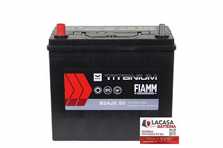 Fiamm Black Titanium 12V 50Ah 400A B24JX 50