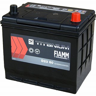 Fiamm Black Titanium 12V 60Ah 540A D23 60