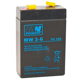 MW Power 6V 3Ah MW3-6