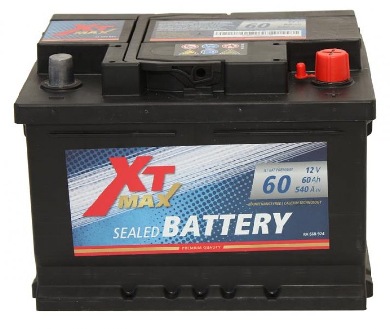 XT BATTERY 12V 60Ah 540A XTM 60