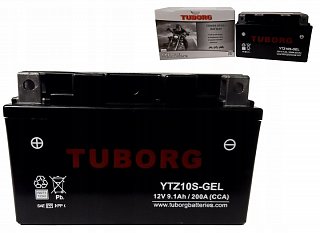 TUBORG YTZ10S-GEL 12V 9,1Ah 200A