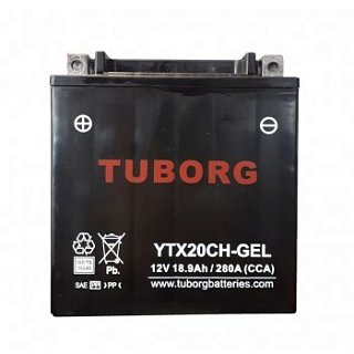 Tuborg YTX20CH-GEL 12V 18,9Ah 280A