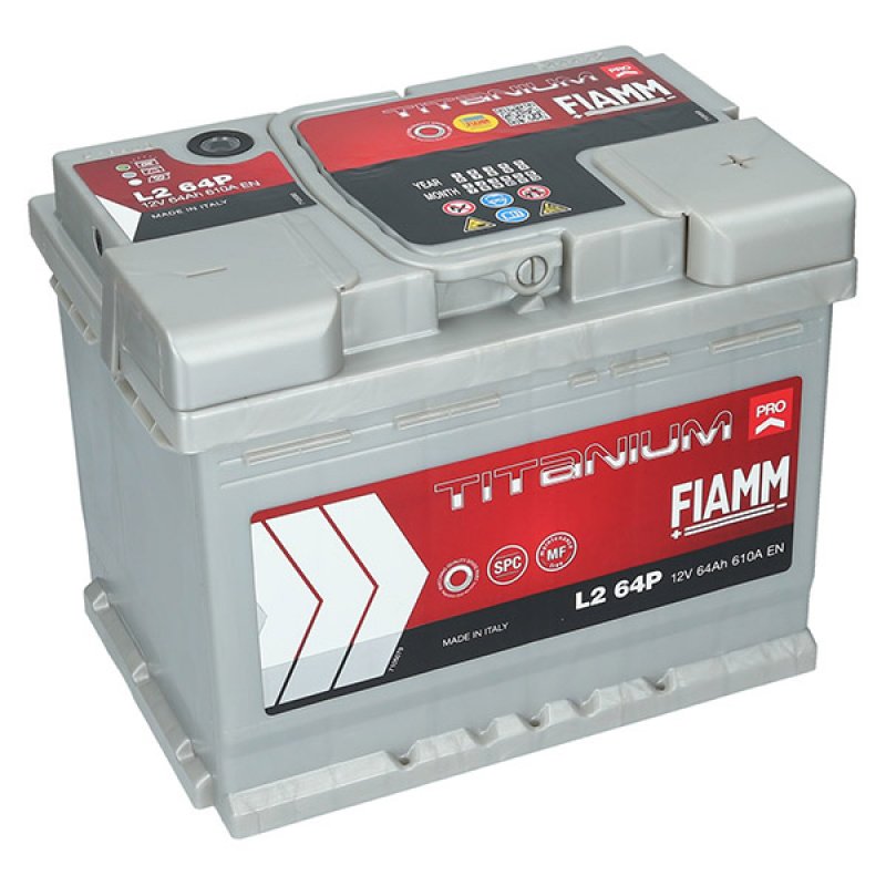 FIAMM Titanium Pro 12V 64Ah 610A L2 64P