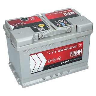 FIAMM Titanium Pro 12V 80Ah 730A L3 80P